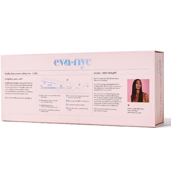 Eva Nyc Healthy Heat Ceramic Styling Iron Flat Irons Hair Straighteners Sally Beauty
