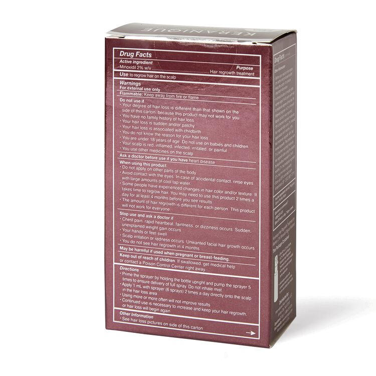 Keranique Hair Regrowth Treatment with Minoxidil 2 Precision Sprayer