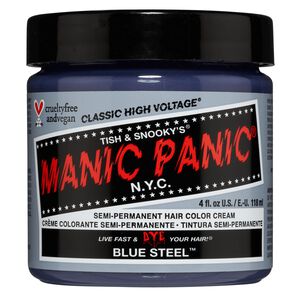 Blue Steel Semi Permanent Cream Hair Color