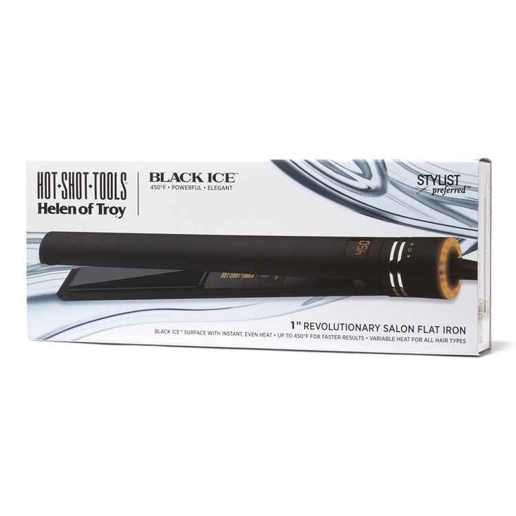 Black Ice Flat Iron By Hot Shot Tools Flat Iron Sally Beauty