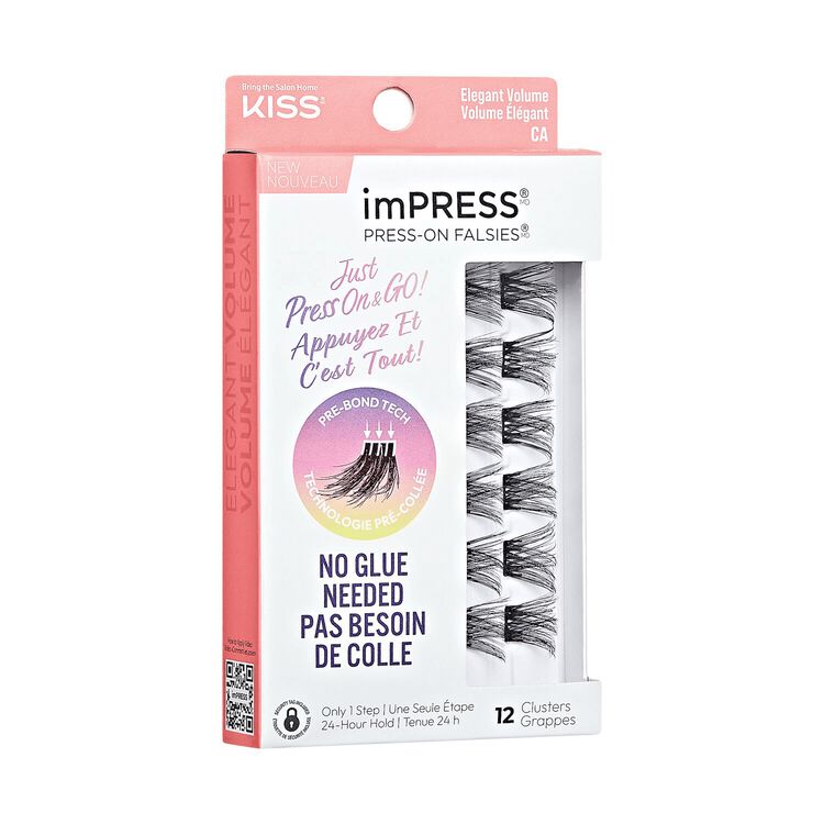 imPRESS Press on Falsies - Elegant Volume Cluster Lashes