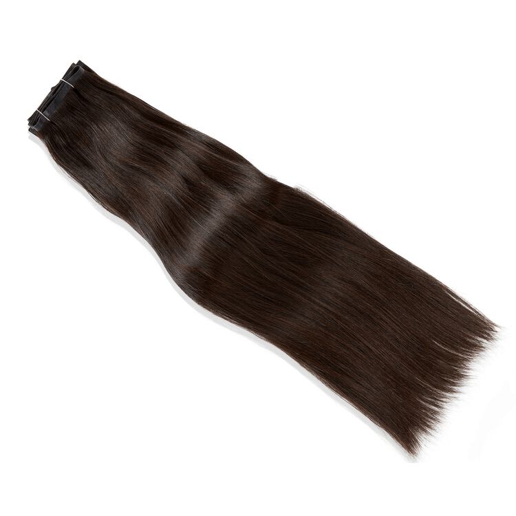 Dark Brown 18 Inch Seamless Clip-in Hair Extensions