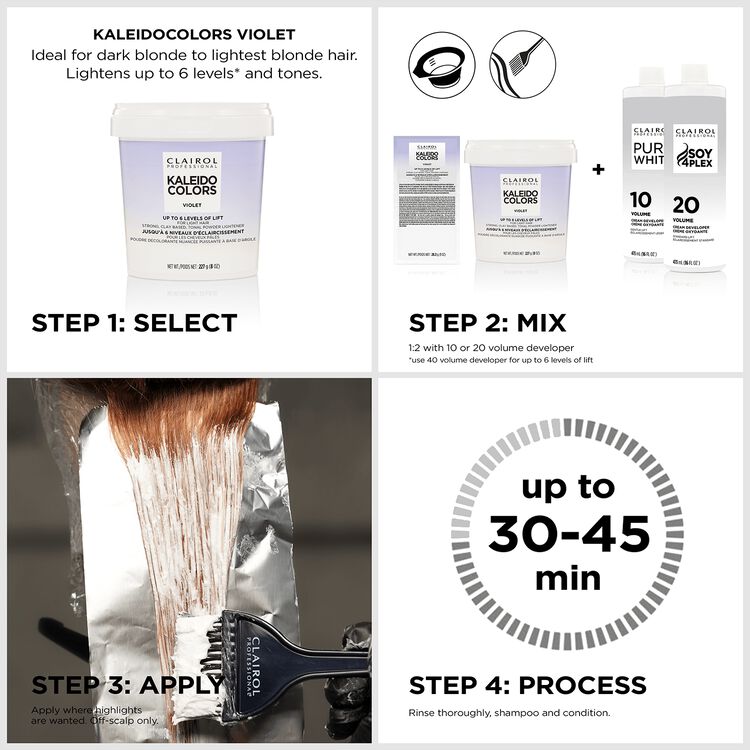 Violet Powder Lightener Tub