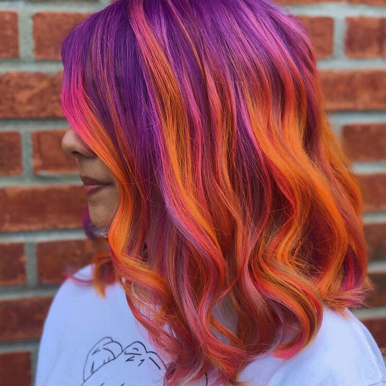 Psychedelic Sunset Semi Permanent Cream Hair Color