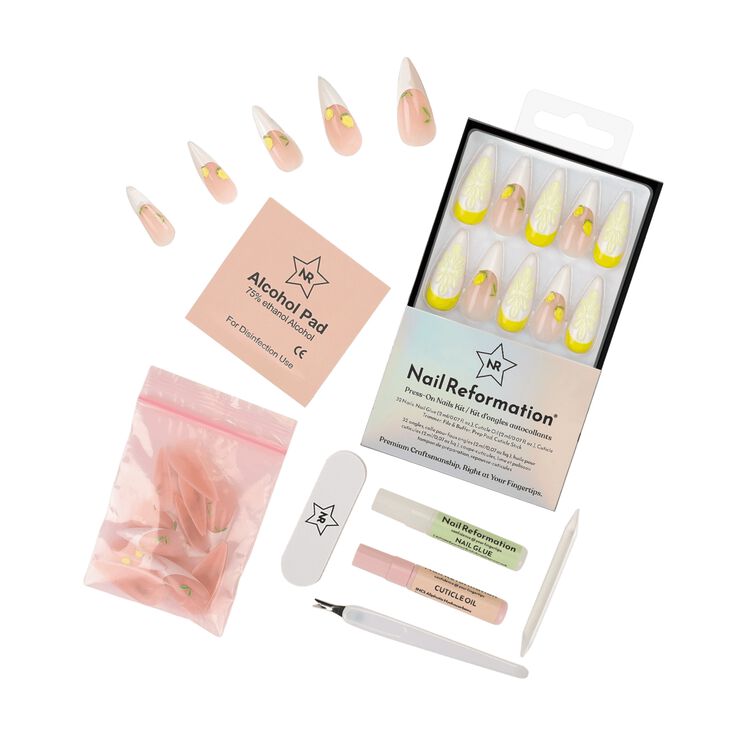 Lemon Squeezy Press On Nails