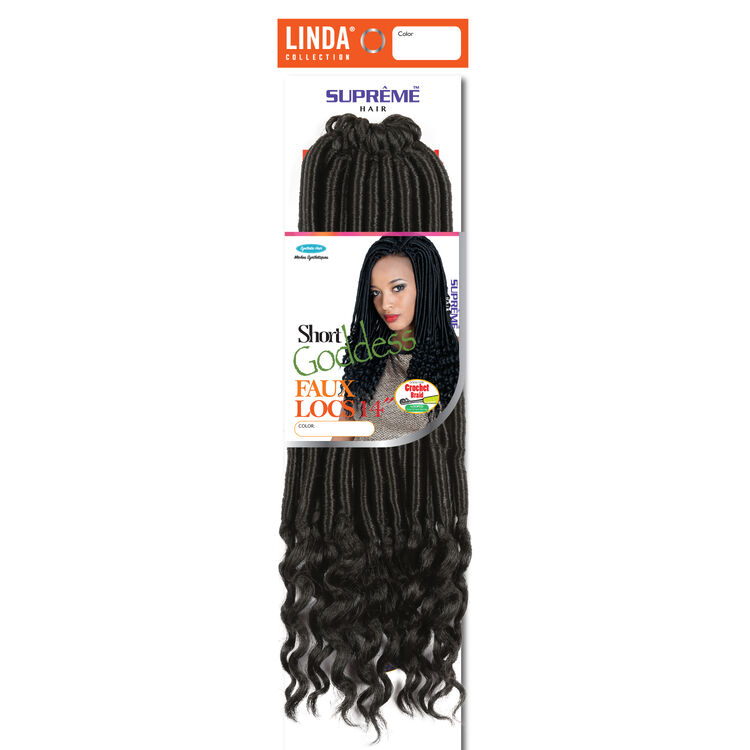 Supreme Hair Short Goddess Faux Locs 14 Inch Crochet Hair Crochet Hair Sally Beauty These faux locs are lightweight and look very natural. short goddess faux locs 14 inch crochet hair darkest brown