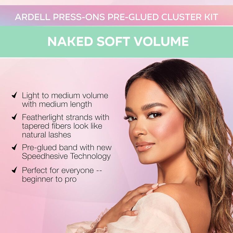 Press On Mini Naked Soft Volume 12 pc