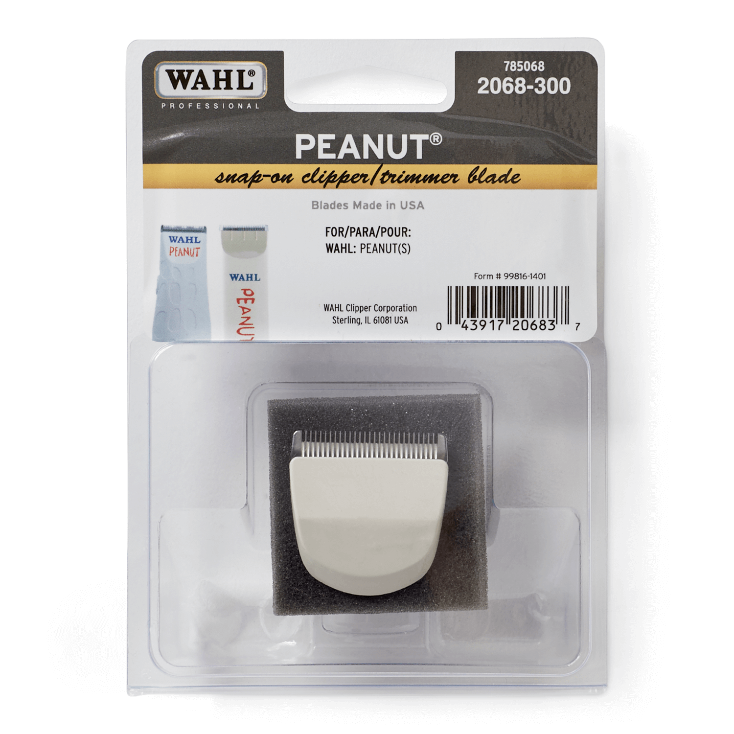 wahl peanut clipper attachments