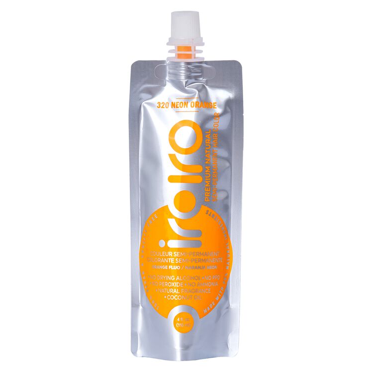 iroiro 320 Neon Orange Premium Natural Semi Permanent Hair Color | Semi ... Natural Hair Color Dye