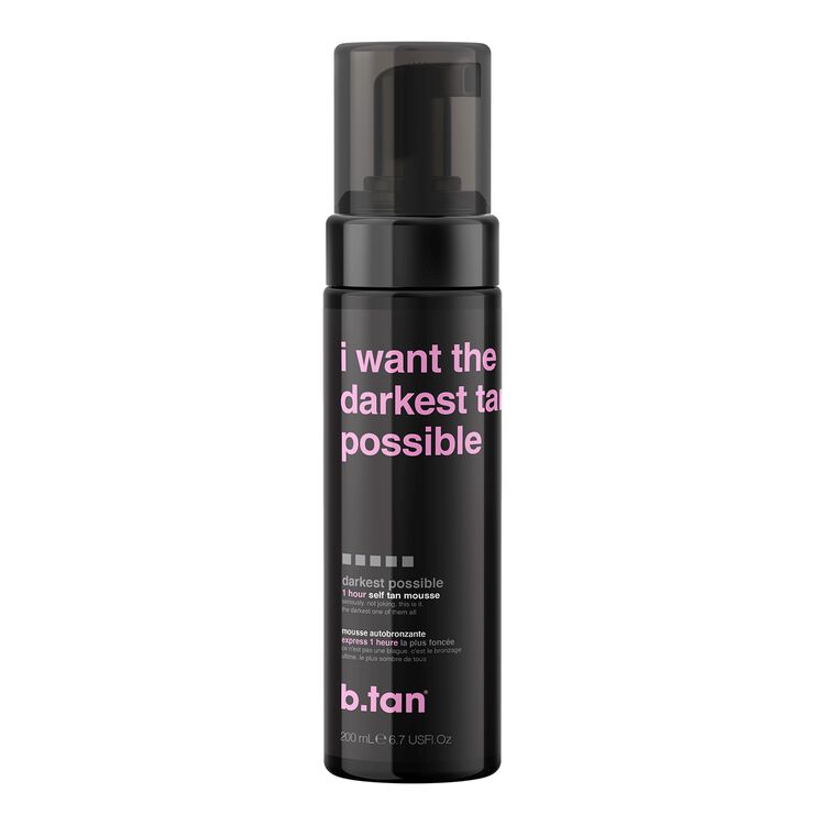 I Want The Darkest Tan Possible Self Tan Mousse