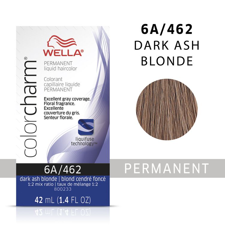 Dark Ash Blonde Color Charm Liquid Permanent Hair Color
