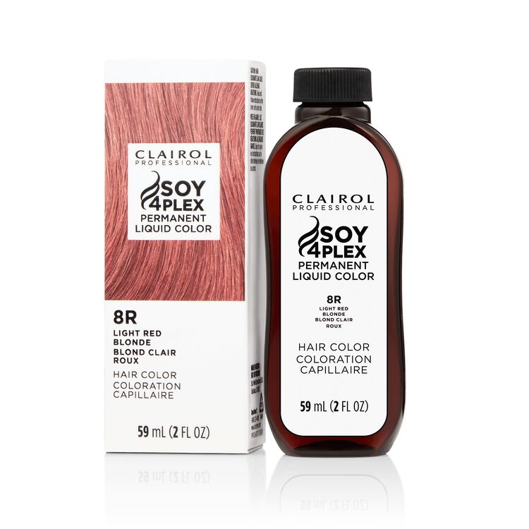 8R Light Red Blonde Permanent Liquid Hair Color
