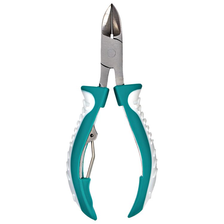 Comfort Hold Nail Clippers Non-Slip Ribbed Cushion Sure Grip