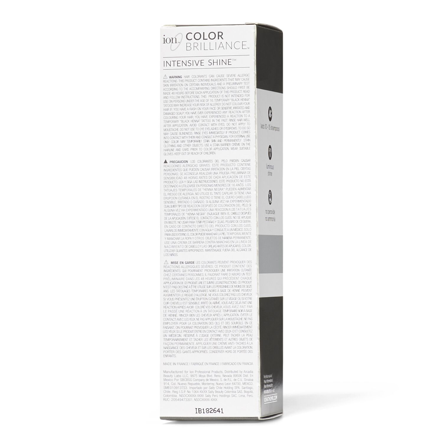 Black Color Brilliance SemiPermanent Hair Color by Ion