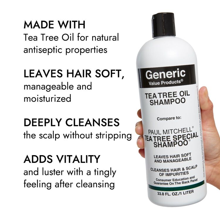 Tea Tree Oil Shampoo Compare to Paul Mitchell Tea Tree Special Shampoo 33.8 oz