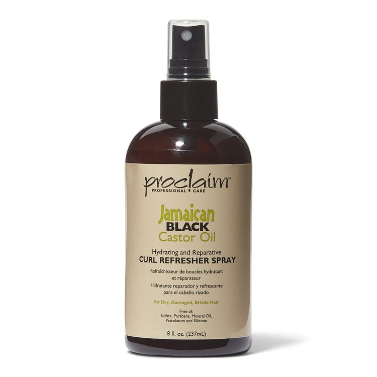 Proclaim Jamaican Black Castor Oil Hydrating Reparative Curl Refresher Spray Textured Hair Sally Beauty