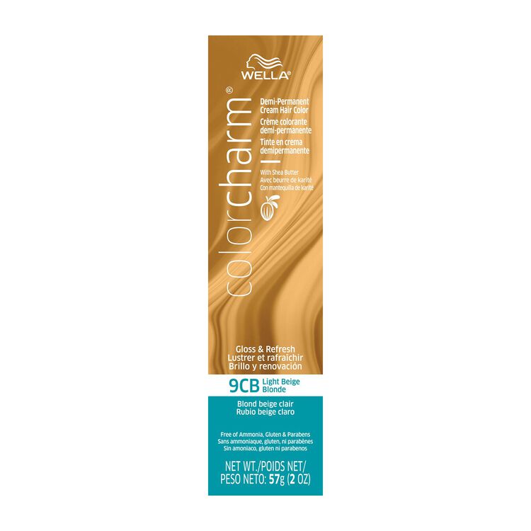 Wella 9CB Light Beige Blonde Demi Permanent Cream Hair Color Color