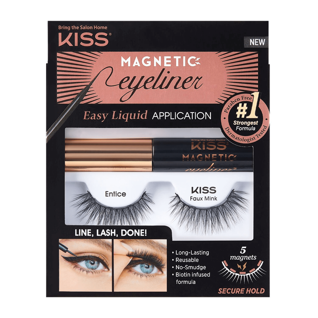 KISS Magnetic Eyeliner Eyelashes Kit Entice Sally Beauty