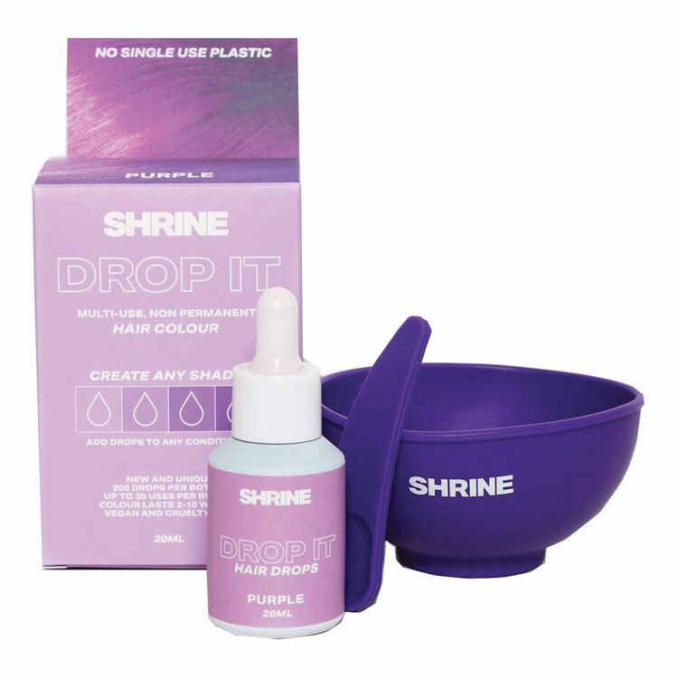 Purple Semi-Permanent Hair Dye Drops