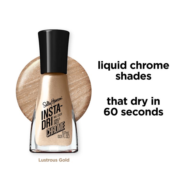 Chrome Lustrous Gold Nail Color