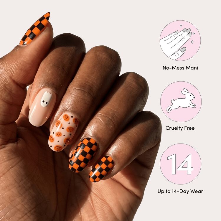 Gloss Ghost 'n Games Gel Nail Polish Strips