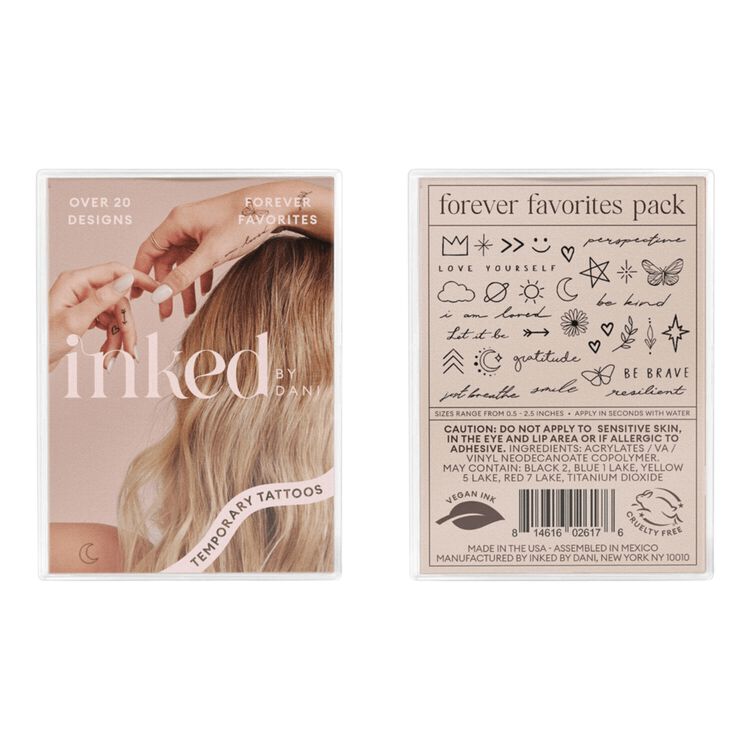 Forever Favorites Temporary Tattoo Pack