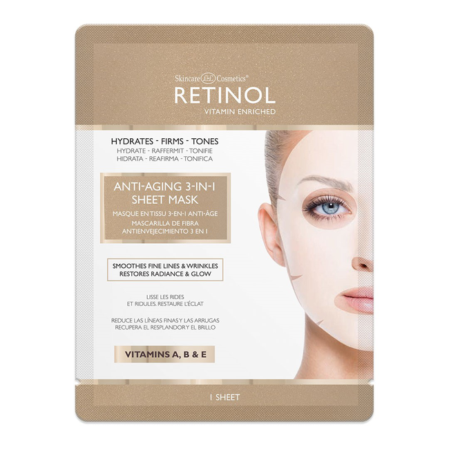Retinol AntiAging 3 in 1 Sheet Mask