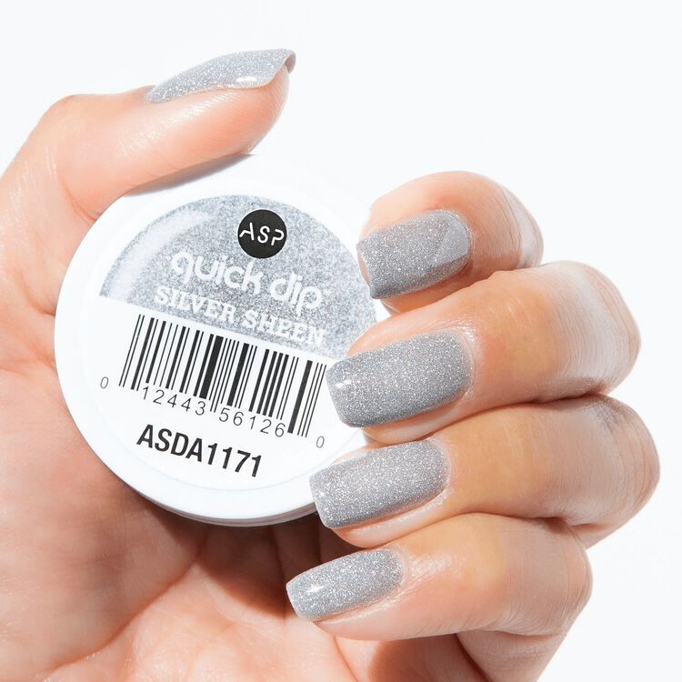 Quick Dip Powder Silver Sheen