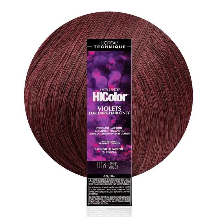 H18 Deep Violet Permanent Hair Color