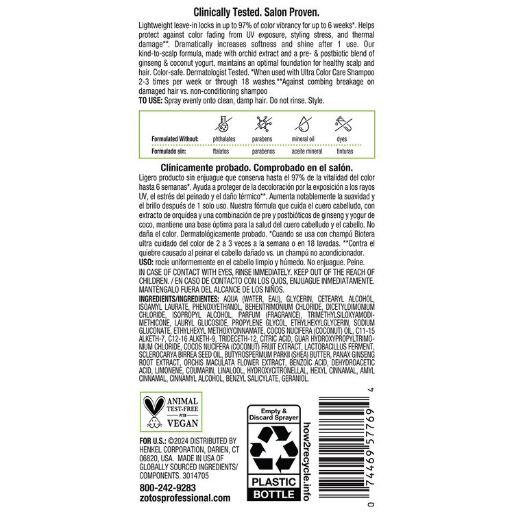 Ultra Color Care Color Lock Leave-In