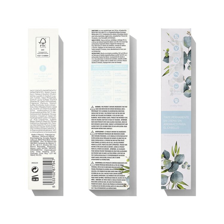 Inspired By Nature Ammonia Free Permanent Hair Color Medium Ash