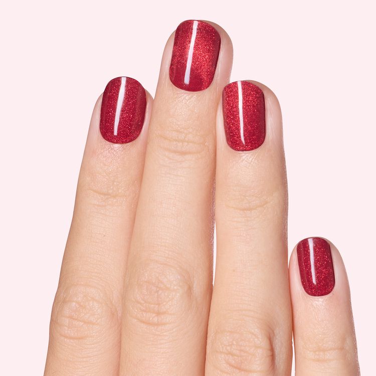 Ruby Red Apple Gel Nail Polish Strips
