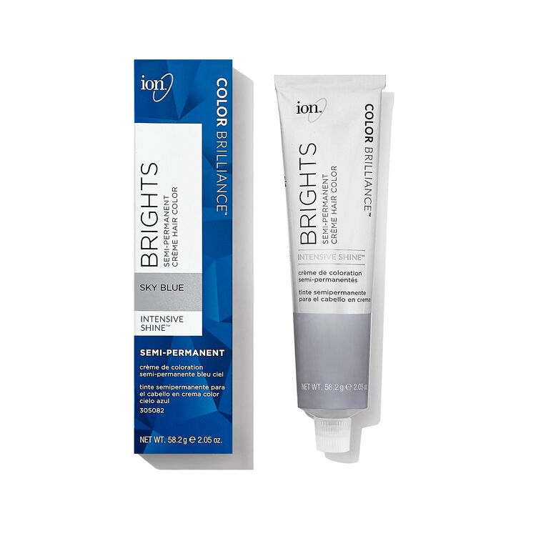 Sky Blue Semi Permanent Hair Color