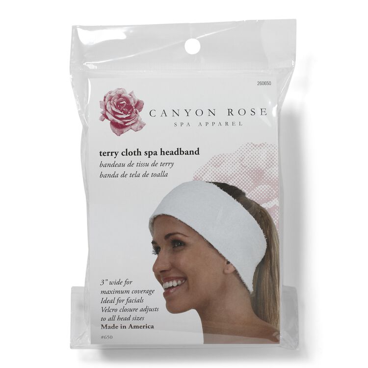 Canyon Rose Terry Cloth Spa Headband