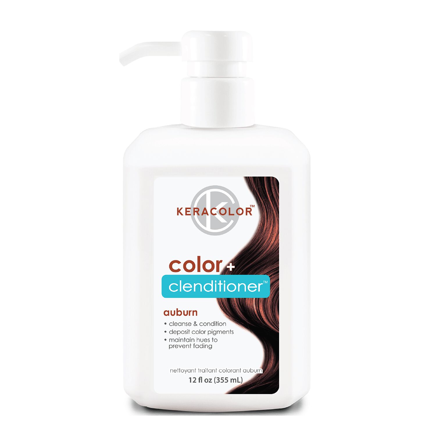 Keracolor Color + Clenditioner 355ml - AUBURN