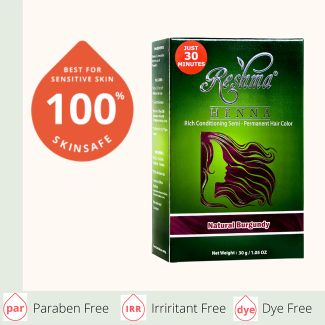 Reshma Natural Henna Semi Permanent Hair Color | Semi ...