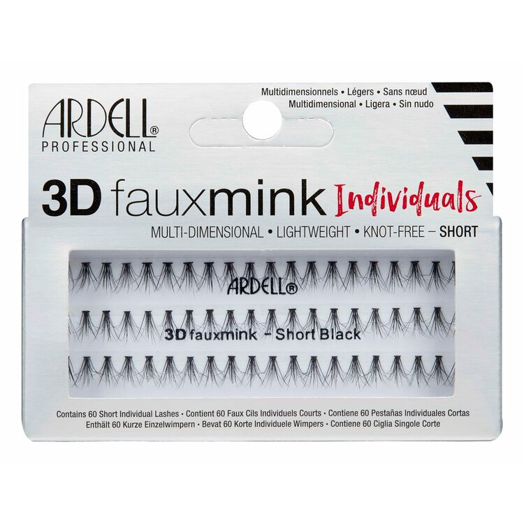 3D Faux Mink Individual Short