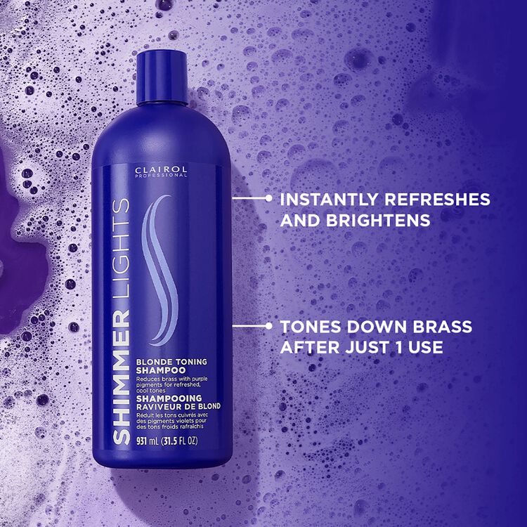 Shimmer Lights Conditioning Purple Shampoo for Blonde & Silver 31.5 oz