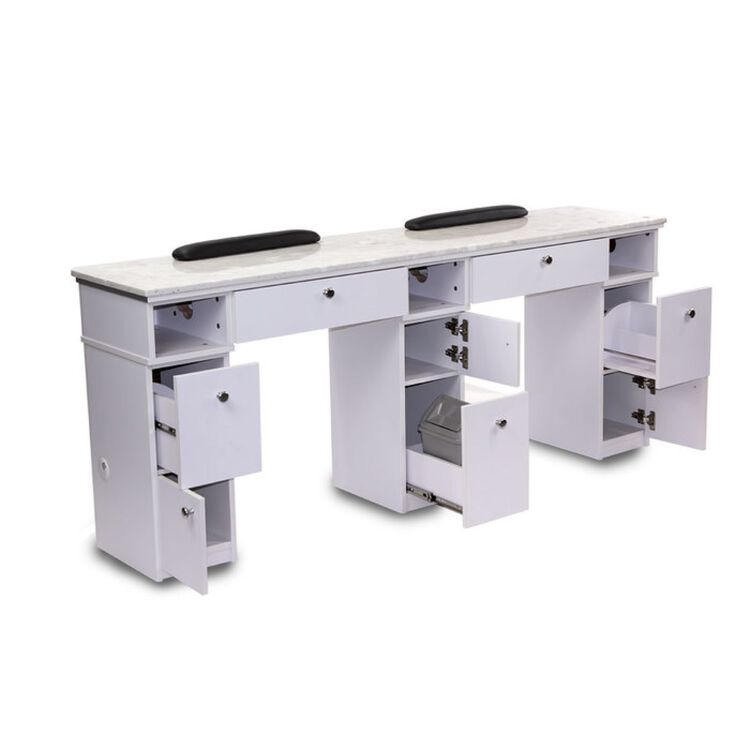 Mayakoba Sonoma Double Manicure Table | Manicure & Pedicure ...