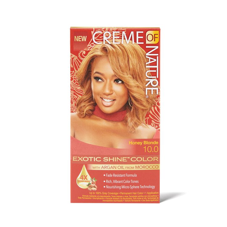 Exotic Shine Honey Blonde Permanent Hair Color by Creme of Nature |  Permanent Hair Color | Sally Beauty