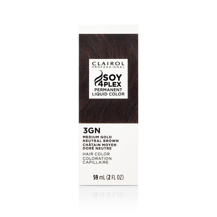 3GN Medium Gold Neutral Brown Permanent Liquid Hair Color