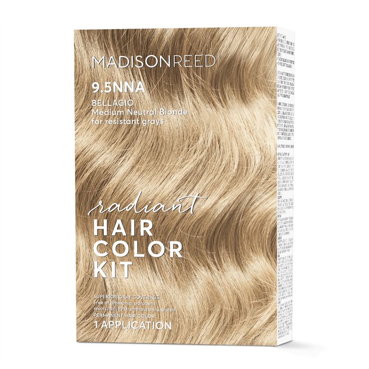 Radiant Cream Color Permanent Hair Color Kit 9.5NNA Bellagio Blonde