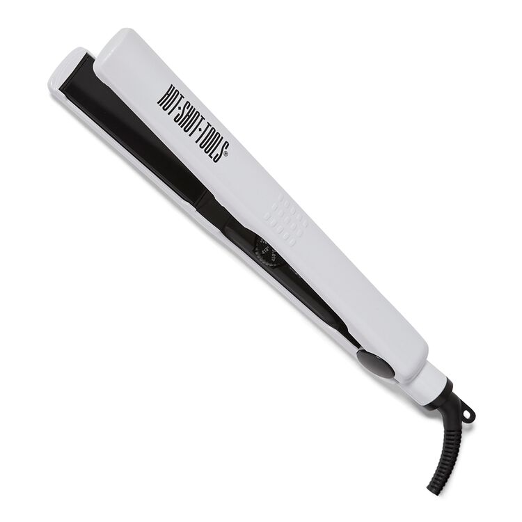 Black Pearl Ceramic Flat Iron (1 in) by Hot Shot Tools Flat Irons