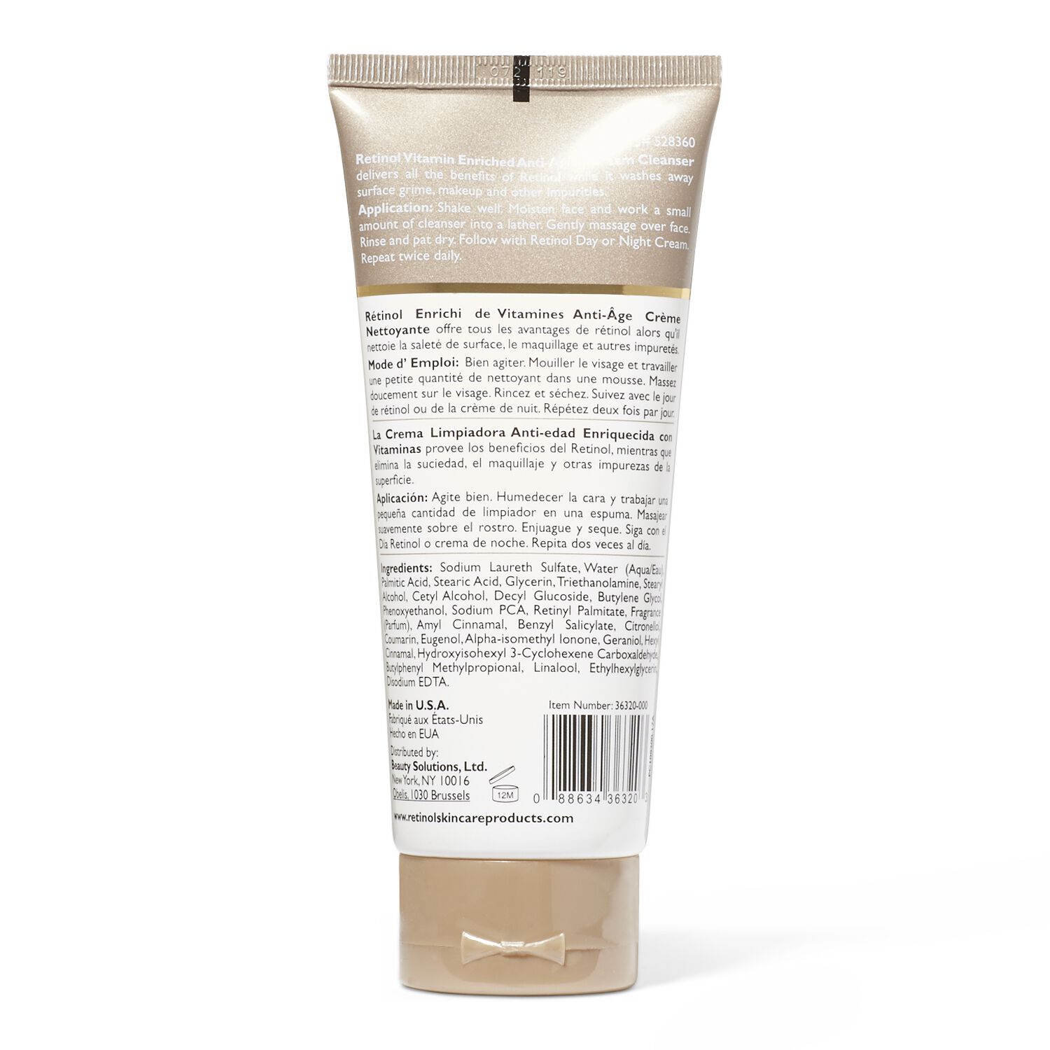 Retinol AntiAging Cream Cleanser