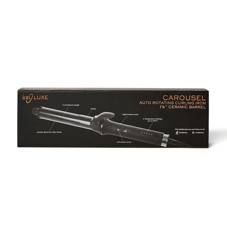 Luxe Carousel Auto Rotating Curling Iron