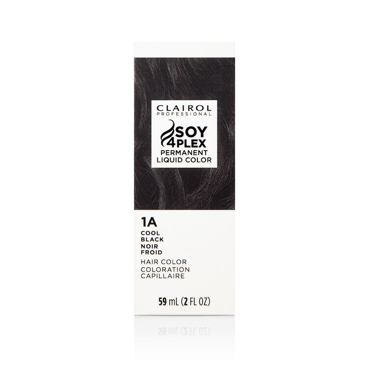1A Cool Black Permanent Liquid Hair Color