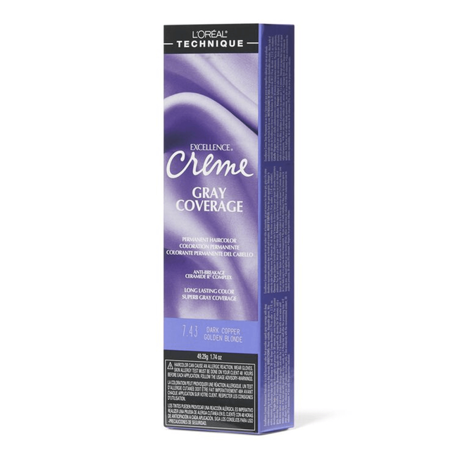L'Oreal 3 Darkest Brown Natural Black Black Permanent Creme Hair Color