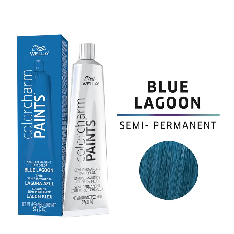 Wella Paints Blue Lagoon Semi Permanent Hair Color | Color Charm Paints |  Sally Beauty
