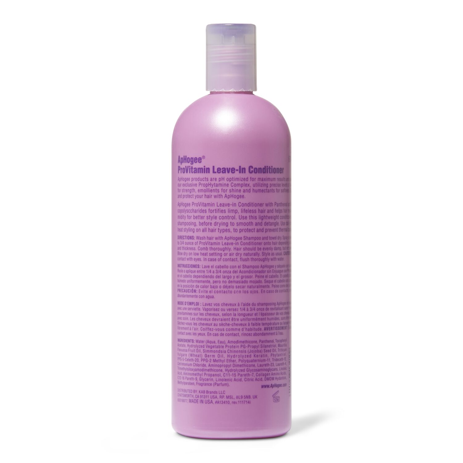 Pro Vitamin Leave In Conditioner by ApHogee Conditioner Sally Beauty