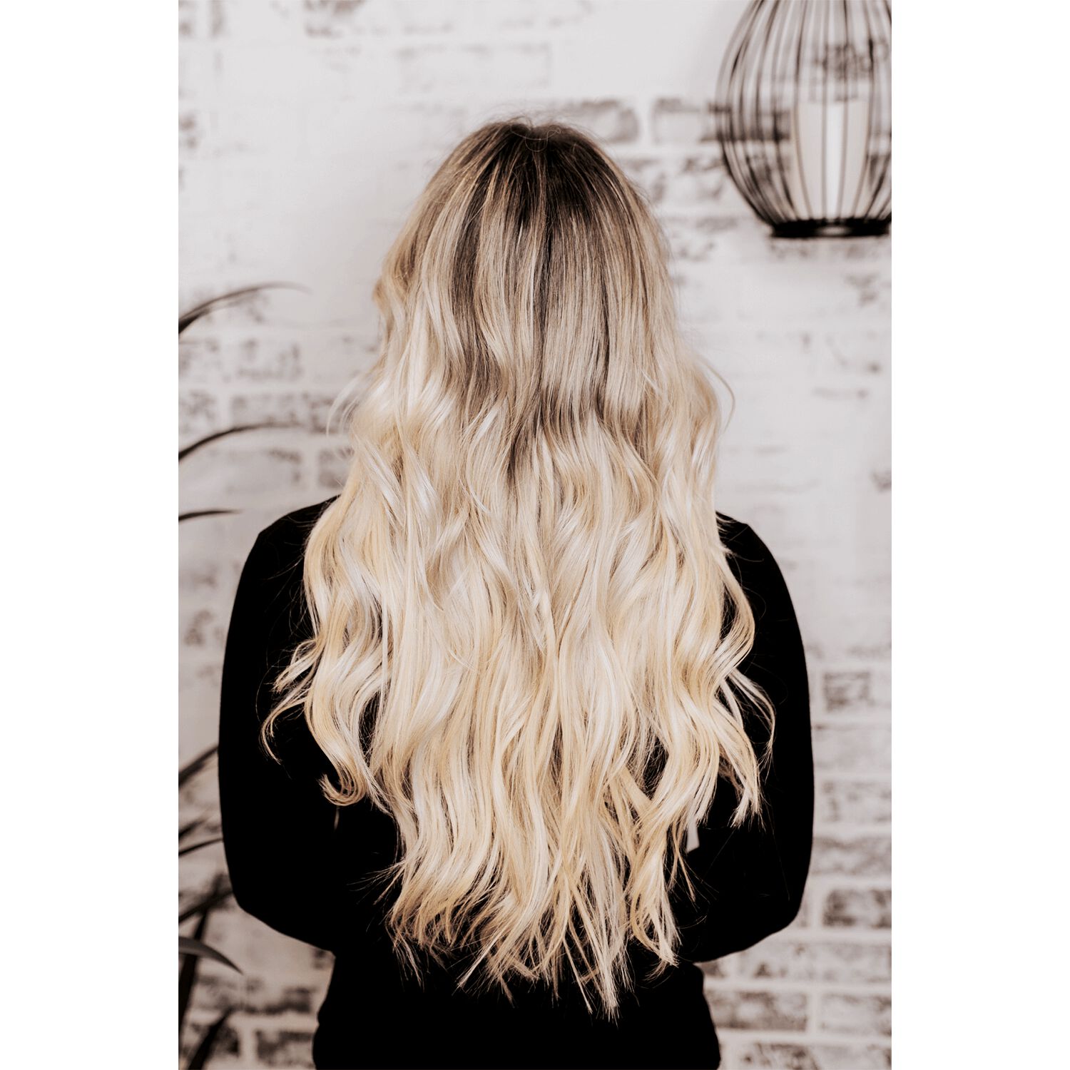 Barely Xtensions Ultra Seamless Clip In 27/613 Blonde Frost Remy Hair